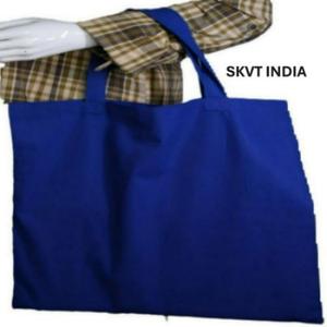 Custom Medium Organic Cotton Fashion Tote Bag Eco-Friendly Button Reusable Recyclable Grocery Shopping Beach Carrying - Product Image 3