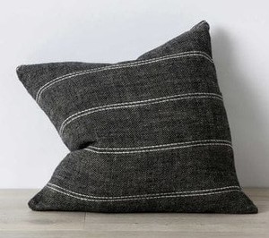 Housse de coussin décorative en coton tissé rayé 100% coton, style bohème - Product Image 2