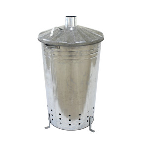 เตาเผาขยะกลางแจ้งแบบมีฝาปิด ขนาด 90 ลิตร สำหรับสวนหลังบ้าน ราคาประหยัด - Product Image 6