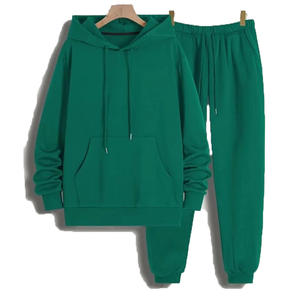 Conjunto deportivo de 2 piezas para hombre, sudadera con capucha, chándal informal y cómodo para entrenamiento. - Product Image 5