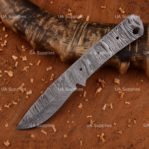 Cuchillo Táctico de Camping con Hoja de Acero de Damasco Personalizada, Tipo Drop Point, 0.5mm de Grosor, 8 Pulgadas de Longitud Total, OEM Disponible, MOQ Bajo - Product Image 5