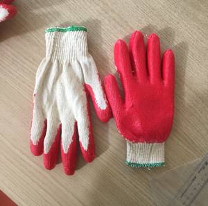 Vietnamese Rubber Coated Anti-Cut Anti-Slip Reusable Cotton <b>Latex</b> Coating Knit Wrist 10 Gauge Safety <b>Gloves</b> Gardening Protection - Product Image 3