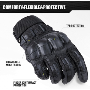 Guantes de Motocicleta para Hombre y Mujer, de Dedo Completo, Color Sólido, Precio Más Bajo, Secado Rápido, Gran Venta - Product Image 6
