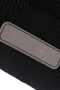 Bonnet d'hiver côtelé personnalisé avec logo, en tricot chaud, avec revers, en tissu de qualité supérieure, unisexe, OEM ODM - Product Image 3