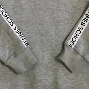 Sweat-shirt pour homme de style streetwear de qualité supérieure, couleur unie, 100% coton, respirant, coupe-vent, chaud pour l'hiver, manches longues - Product Image 6