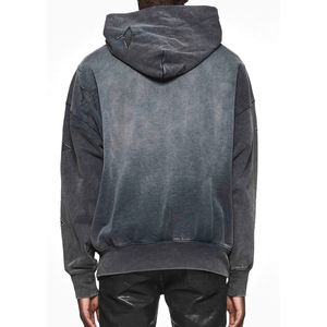 Latest High Quality Oversized Embroidered logo Hoodies Unisex Blank 100% Plain Cotton Fleece Winter Hoodie - Product Image 5