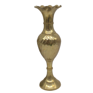 High Quality Brass <b>Vintage</b> Arabic Flower <b>Vase</b> Engraved With Polish Finished For Tabletop Home Decor And Table Decoration - Product Image 6