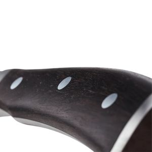 Couteaux à éplucher polyvalents en acier inoxydable avec lame de précision et manche en bois naturel pour éplucher et trancher les fruits et légumes - Product Image 3