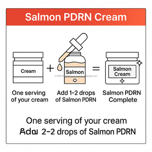 Salmone PDRN 300000ppm puro fiale siero K vetro bellezza pelle bagliore essenza coreana oem - Product Image 4