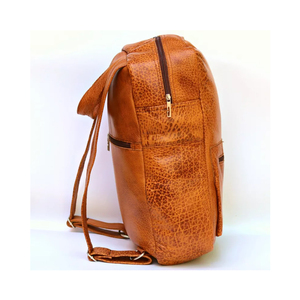 Sac à dos en cuir personnalisé à prix abordable, sacs pour ordinateur portable en cuir véritable, sacs à dos scolaires grande capacité, vente en gros - Product Image 5