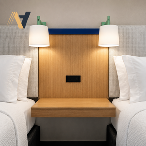 Ensemble complet de mobilier d'hôtel Garner Inn en MDF/HPL provenant d'un fabricant vietnamien, prenant en charge les achats d'équipements hôteliers dans le monde entier - Product Image 2