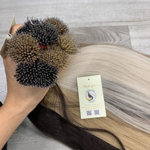 Venta caliente Platinum Keratin Bond Straight Cutícula Alineada Nano Tips Envío rápido Estilos Wave Curl Bundle Extensiones de cabello humano - Product Image 5