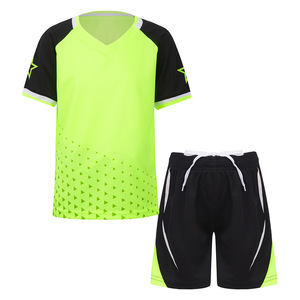 Tenue de football respirante et à séchage rapide, spécialement conçue pour les compétitions, ensemble maillot de foot bleu avec option de personnalisation - Product Image 2