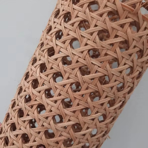 Nouveau Tissu en Rotin Naturel Marron de Haute Qualité à Tissage Ouvert, Largeur 60 cm, Idéal pour Assises de Chaises et Projets Artisanaux - Product Image 1