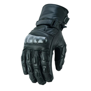 Guantes de Motocicleta de Cuero de Alta Calidad, Completos, para Invierno, con Pantalla Táctil, Seguros, Impermeables, Resistentes al Viento, Unisex - Product Image 6
