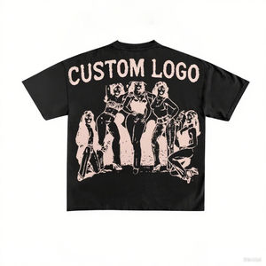 Camiseta extragrande con serigrafía personalizada, diseño y tela a medida para uso casual o streetwear, unisex. - Product Image 1