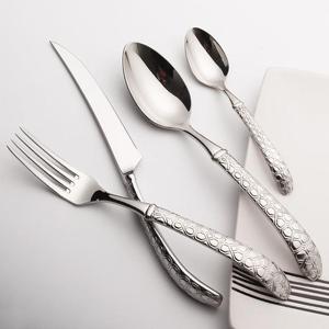 Dinnerware Use Metal Flatware <b>Sets</b> Food Contact Safe High Quality Cutlery <b>Set</b> Wholesale Price Restaurant Dining Tableware Items - Product Image 4