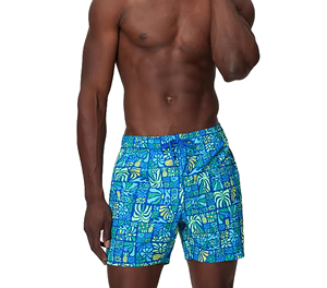 Shorts de Baño Ecológicos con Estampado de Flores y Colores Personalizados, Traje de Baño para Hombre en Spandex/Poliéster, Venta al Por Mayor - Product Image 2