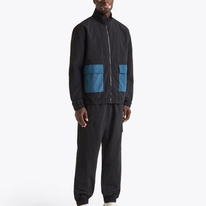 Conjuntos Deportivos de Invierno para Hombre, Nueva Colección al por Mayor, Color Sólido, Estilo Casual, Dos Piezas, 100% Algodón, Transpirable, de Secado Rápido - Product Image 3