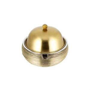Gold Textured Wooden Basket Hot <b>Pot</b> Flip Top <b>Lid</b> Premium Eco-Friendly Durable Food Warmer Casserole Catering Buffet Serving - Product Image 1