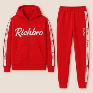 ชุดวอร์มคุณภาพสูงของผู้ชาย | ชุดกีฬาแห้งเร็ว | ชุดออกกำลังกายของผู้ชายแบบปรับแต่งได้ชุด2ชิ้น - Product Image 6