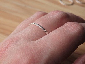 Twisted 925 <b>Silver</b> <b>Plain</b> Band <b>Ring</b> Minimalist Style Unisex Everyday Wear - Product Image 3