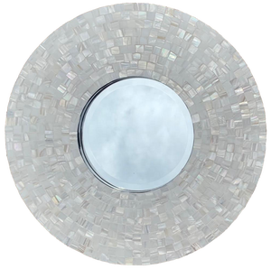 Modern Classic Lacquer Pearl Shell Inlay Wall <b>Mirror</b> Round Decorative Hanging <b>Mirror</b> OEM ODM Wholesale - Product Image 1