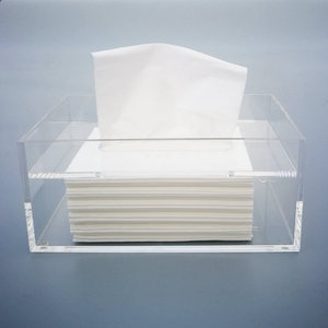 Caja de pañuelos de madera vintage de lujo, dispensador de servilletas de madera tallada retro, para decoración del hogar, hotel u oficina. - Product Image 3