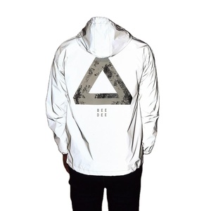 เสื้อแจ็กเก็ตขี่จักรยานสำหรับผู้ชายผ้า100% โพลีเอสเตอร์ผ้านิ่มสะท้อนแสงแนวฮิปฮอป - Product Image 2