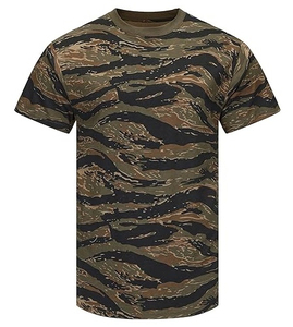 Latest Design Good Quality Men Printed All Over Camo Pattern T-Shirt For Hunting Hiking Camping Breathable Camouflage <b>Tshirts</b> - Product Image 6