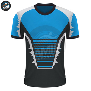 Nouveautés T-shirts Streetwear Homme Sublimation Personnalisée Haute Performance Robuste Respirant Toile Col Rond Ringer - Product Image 6