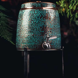 Dispensador de Agua Fría de Cobre Puro Martillado, Ecológico, Moderno, Independiente, para Cocina y Hogar, Bebedero Inteligente - Product Image 1