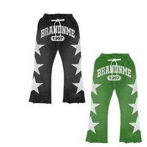 Conjunto Deportivo OEM 2026 con Efecto Desgastado para Hombre, Estilo Acampanado, Ropa Personalizada con Serigrafía, Pantalones Deportivos - Product Image 4