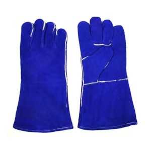 Gants de soudure en cuir de vachette pleine fleur de haute qualité, résistants à la chaleur et aux étincelles, pour la cuisson au four, la boulangerie et la lutte contre les incendies - Product Image 1