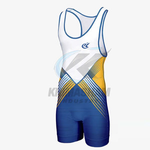 Trajes de Lucha Personalizados de Talla Grande, Spandex/Poliéster, Alta Calidad, Transpirables, Secado Rápido, Ligeros, MOQ Bajo, Diseña el Tuyo - Product Image 2