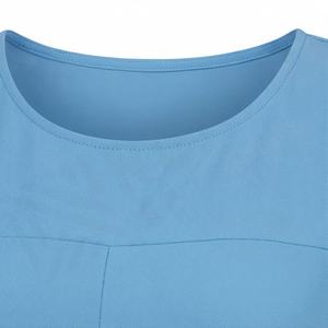 Nouvelle arrivée, chemise de bureau pour femmes, printemps automne, tendance, imprimé tendance, robe décontractée pour femmes, 240 g/m², 100 % coton satiné, paillettes - Product Image 4