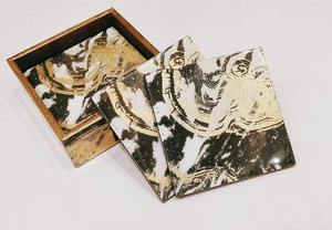 Sous-verres ronds en MDF imprimés en gros, épaisseur 3 mm, écologiques, design classique, personnalisables, accessoires de protection pour table ILAHI's - Product Image 4