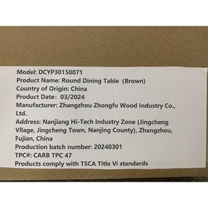 31.5 Inch Modern Dining <b>Table</b> Brown 2-4 People Capacity <b>Small</b> Circle <b>Kitchen</b> <b>Table</b> with Metal Black Legs - Product Image 5