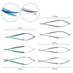 Tijeras Oftálmicas Universales Osher para Conjuntiva, Instrumentos Quirúrgicos Ortopédicos de Acero Inoxidable para Cirugía Ocular en Animales - Product Image 2