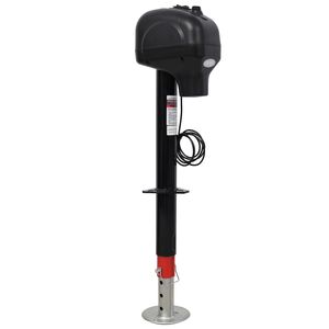 Gato eléctrico de 3500 lb y 12 V CC con cubierta impermeable para remolques y caravanas, accesorios exteriores para RV - Product Image 4