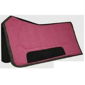 Tapis de selle Western en tissu Diamond Wool/Canvas de qualité supérieure, doublure en polycoton, coque en coton, personnalisable, confortable pour l'équitation - Product Image 1