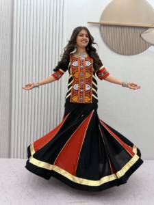 Robe traditionnelle indienne et pakistanaise pour femmes, Salwar Kameez, longue, en coton brodé, coupe ample, tenue de mariage - Product Image 3