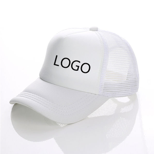 Custom Trucker <b>Hat</b> Mesh Fabric Yellow White Contrast Color Logo Front Panel Unisex Adjustable Snapback Casual Spring <b>Summer</b> - Product Image 3