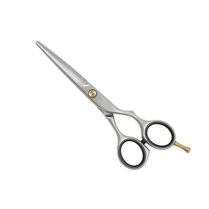 Ciseaux de coiffure de qualité professionnelle en acier inoxydable, ciseaux de barbier avec vis de tension réglable, repose-doigts ergonomique, ciseaux de barbier - Product Image 3