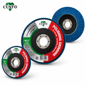 Toptan Parlatma Düz Zımpara Diski Açılı Taşlama Makinesi için Aşındırıcı Aletler 40-120 #   Seramik/Alümina Flap Disk - Product Image 3