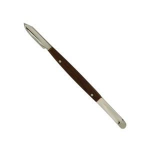 Cuchillo de cera Lessman de calidad premium, 13 cm, mango de madera, acero inoxidable, instrumento de tallado de cera para laboratorio dental, protésico - Product Image 1