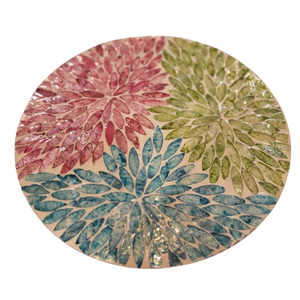 Luxury Mother of Pearl Charger Plate Handcrafted Shell Placemat for Elegant Fine Dining and Upscale Gala Decor - Product Image 2