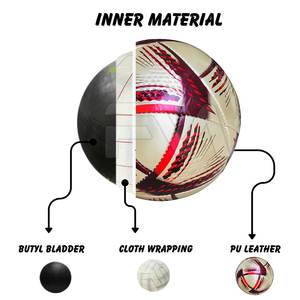 Nuevo Balón de Fútbol Cosido a Mano para Deportes al Aire Libre, Color y Tamaño Personalizados - Product Image 2