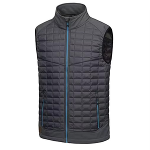 เสื้อกั๊กกันลมน้ำหนักเบาสำหรับผู้ชายอบอุ่นแขนกุดพร้อมเสื้อกั๊ก - Product Image 1