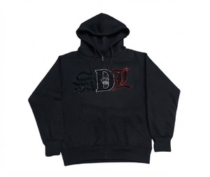 Sudadera con Capucha para Hombre, Informal, de Invierno, Lisa, con Logotipo Personalizado, Botones, Pedrería, Estampado Urbano, 100% Algodón, Felpa - Product Image 2